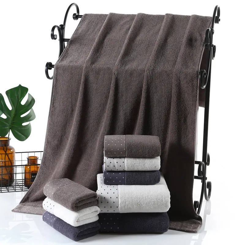

1pcs/Lot 70x140cm Soft Strong Absorbent Cotton Bath Towel Fast Drying Bathing Beach Spa Bathrobes Household Towels Adult Towels