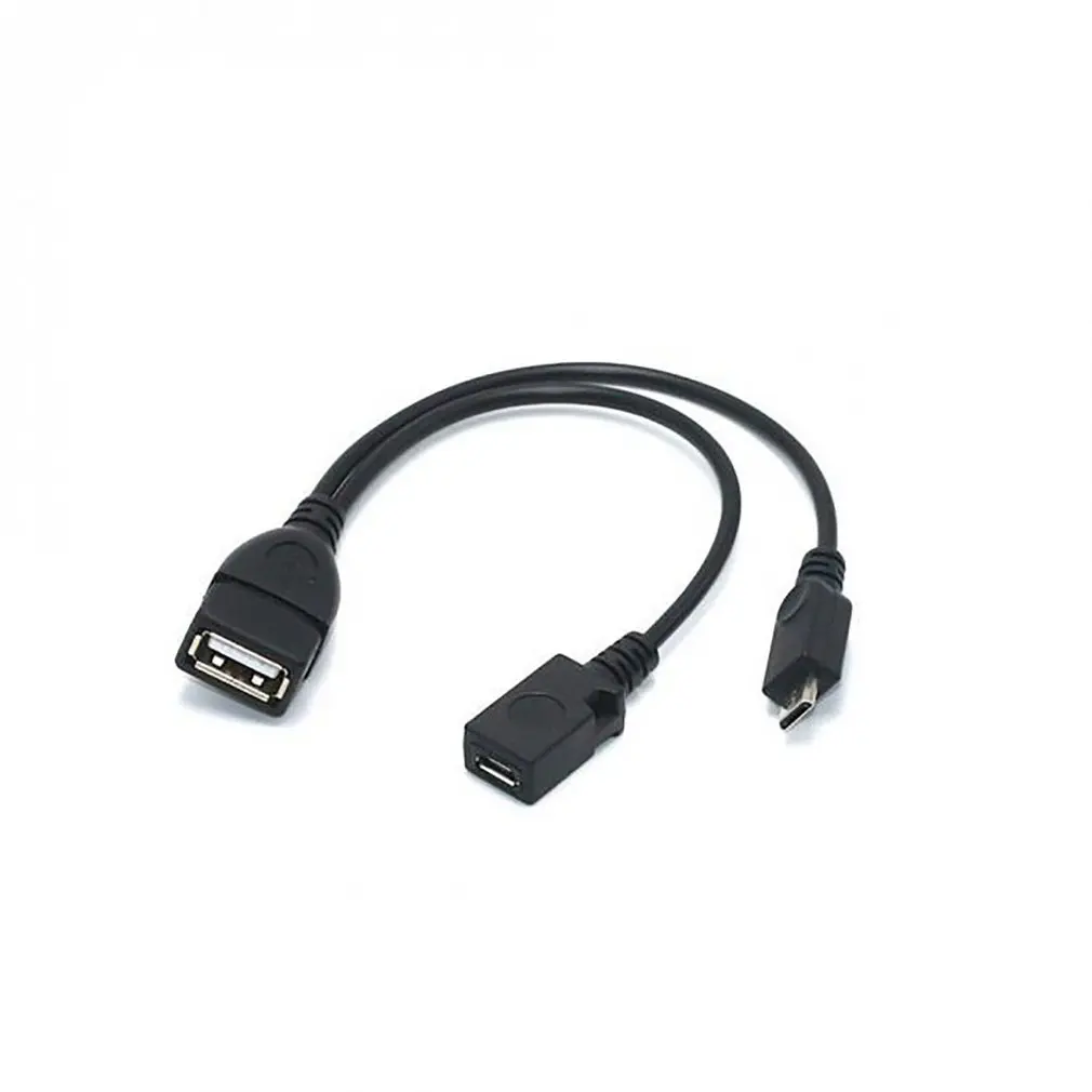 1 в 2 OTG микрокабель хоста Мощность Y сплиттер адаптер Usb к Micro 5 Pin типа папа женский