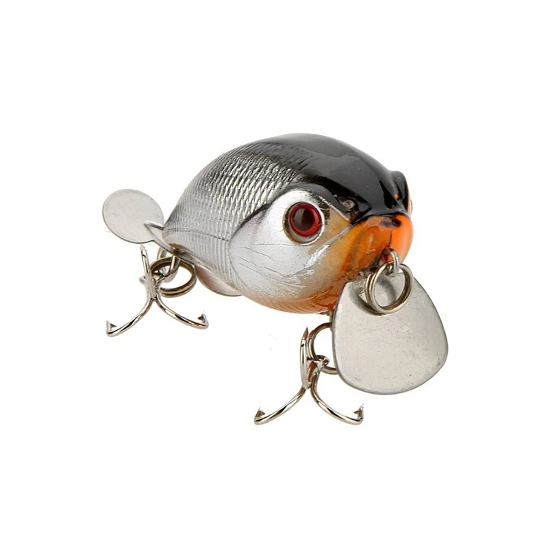 14 г 5 см приманка для рыбалки маленькая Толстая пухленькая диск с тройным крючком