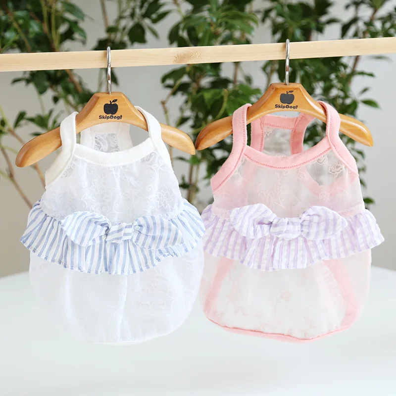 

Летнее платье для собак и кошек, Одежда для питомцев, одежда для щенков, Бишон, фризе, Померанская юбка для питомцев, бесплатная доставка