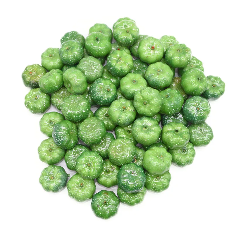 green 25 шт. Мини искусственная Тыква поддельные моделирование Vegetabl Счастливый Хэллоуин украшения для дома Хэллоуин реквизит DIY ремесла - Цвет: green