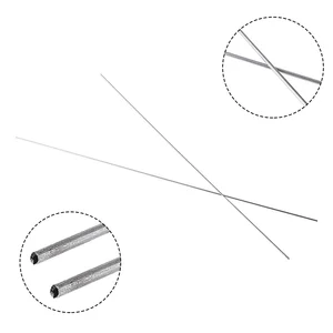2 шт., трубки из нержавеющей стали, длина 500 мм, внешний диаметр 2 мм, внутренний диаметр 1,6 мм, капиллярная трубка из нержавеющей стали с устойчивостью к коррозии