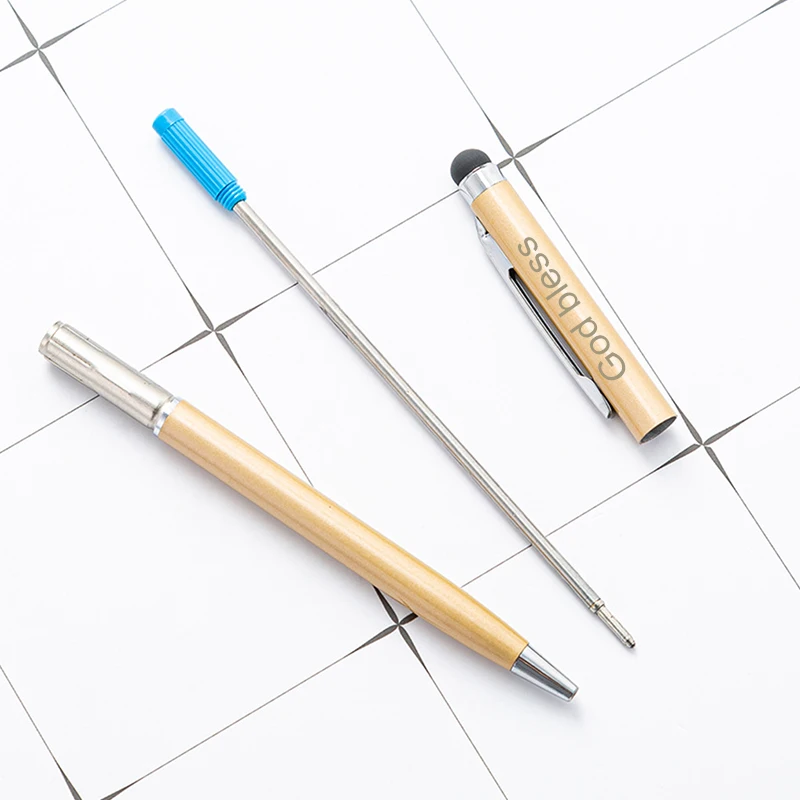 

New Customized LOGO Metal Capacitive Touch Screen Ballpoint Pens Multifunctional Color Gift Pen Handmade Writing Office Supplies