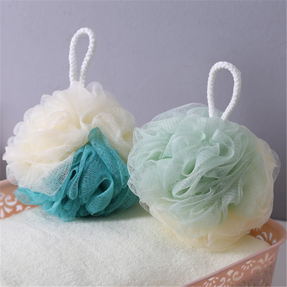 

New Family Bathroom Large Bath Ball Color Adult Bath Bath Ball Body Cleaning Soap Blister Mesh for Baby Adult Bath Flower