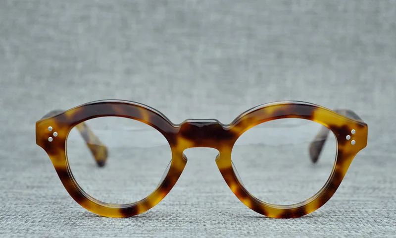 Belight оптическая Женская и мужская итальянская ацетатная круглая Ретро винтажная