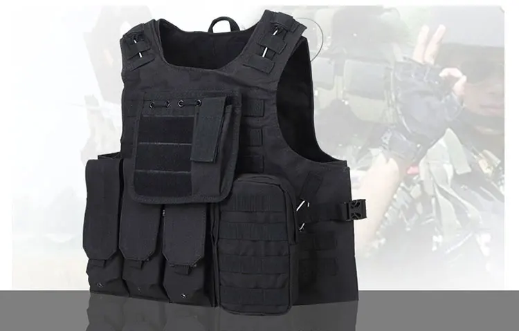 Военный Тактический Жилет Molle страйкбол Боевая штурмовая пластина Перевозчик CS жилет камуфляжная одежда открытый охотничий жилет