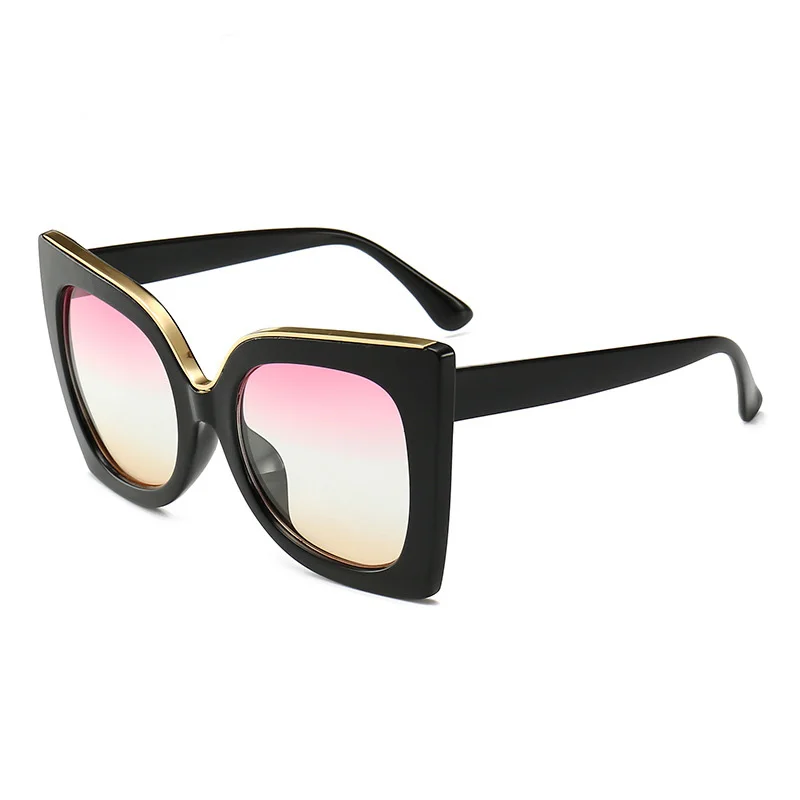

Luxury Designer Shades Oversize Sunglasses Women Men Eyeglasses Vintage Lunette Gafas Fashion Brand Glasses 2021 Cat Eye Oculos