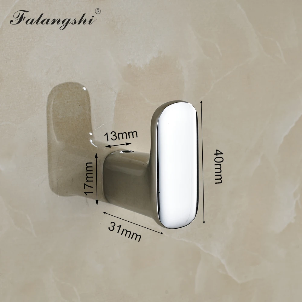 Крючок для халата Falangshi медная латунная вешалка одежды полотенец устойчивый к