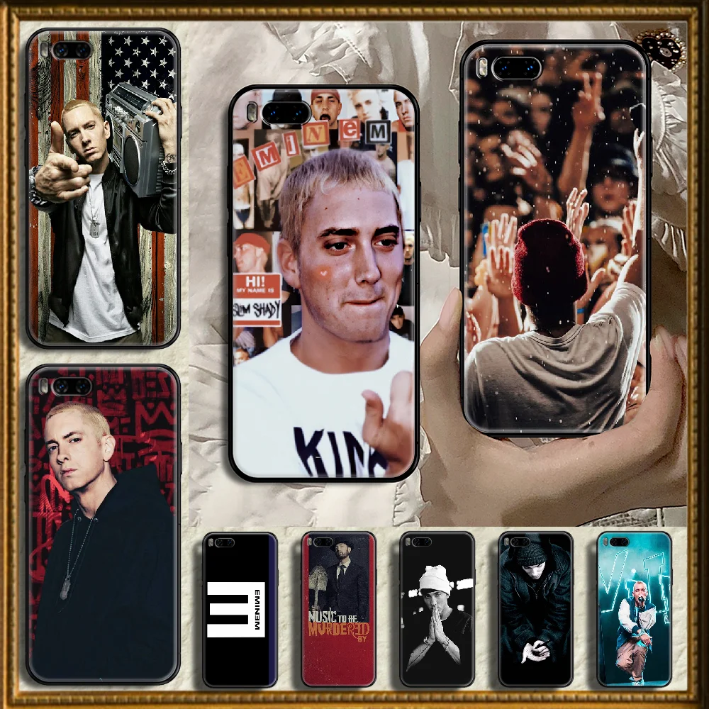 Чехол Rapper Eminem для телефона Xiaomi Mi Max Note 3 A2 A3 8 9 9T 10 Lite Pro Ультрачерный красивый чехол