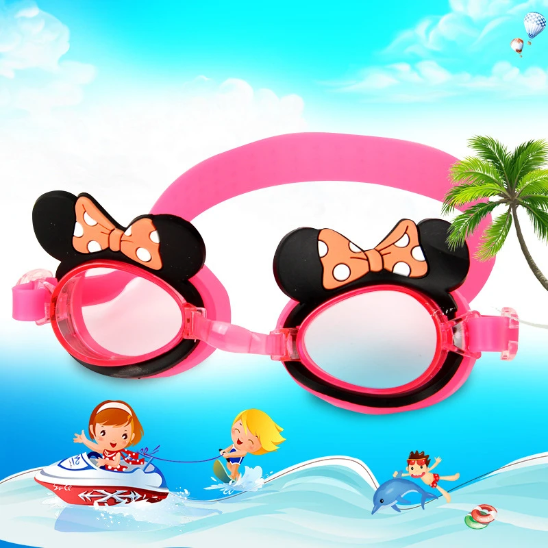1 шт. силиконовые Милые Мультяшные очки для плавания sainв противотуманные
