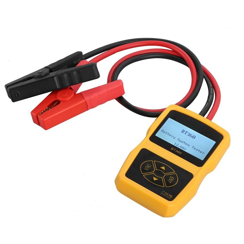 Upgraded 12V Automative Battery Load Tester CCA 100-2400 Bad Cell Test for Regular Flooded Auto Cranking and Charging System Dia |