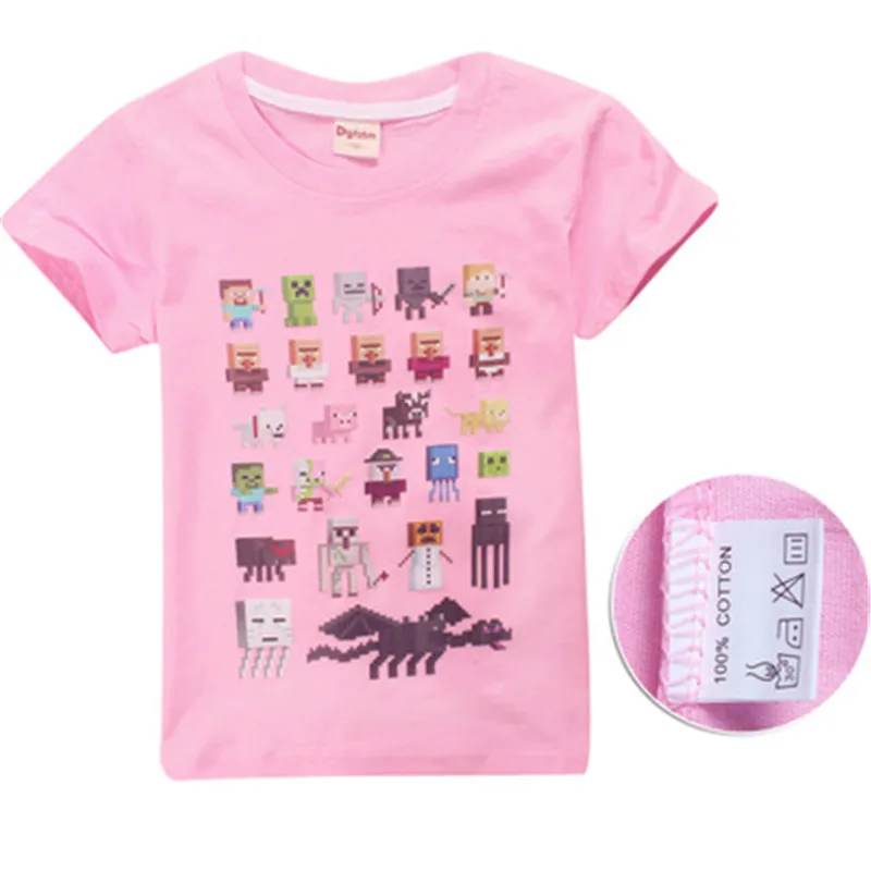 2019 Boys T-shirts 3D Cartoon Fashion New Girls Kids Clothes Summer Baby Boy Casual Cotton Children Tops Tee |