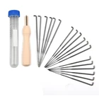 Иглы Швейные, 3 размера, 20 шт.компл., с деревянной ручкой