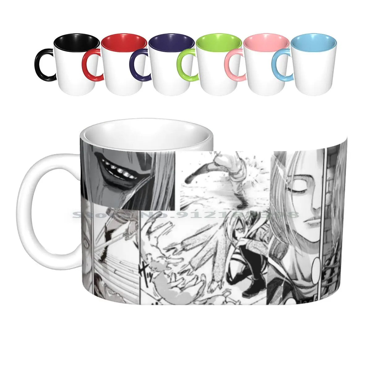 

Коллаж Annie Leonhardt, керамические кружки, кофейные чашки, Кружка для молока и чая, кружка shкруги No Kyojin Snk Attack On Titan Aot Annie leonannie hardt