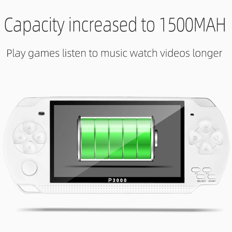 

New X6 handheld game console 4.3 inch color screen nostalgia retro mini arcade PSP handheld game console