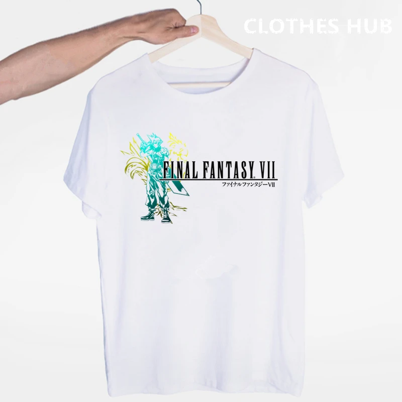 Final fantasy футболки модные мужские и женские Топы футболка с коротким рукавом унисекс футболка
