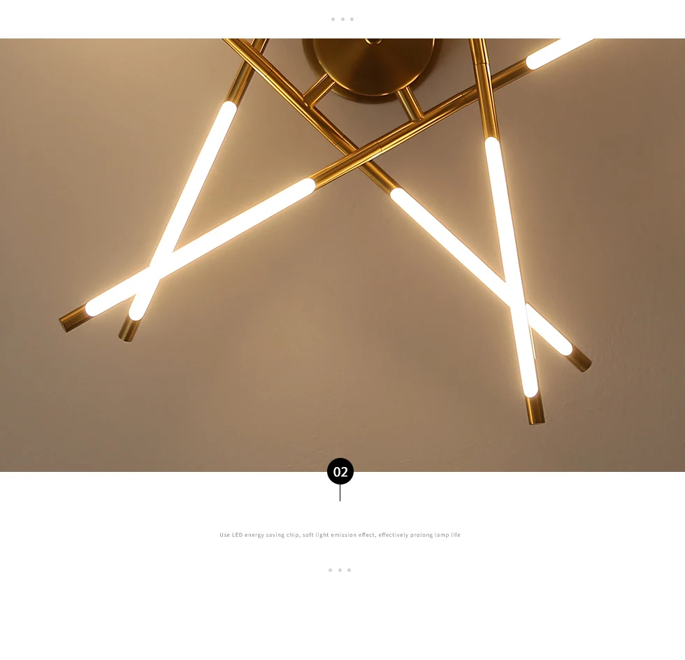 Fashion Modern Chandelier Lighting for Living Room Bedroom Dining Home Indoor Black Gold Semi Flush Mount LED ceiling Luminaire led chandelier