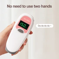 fetal doppler baby monitor lcd display portable baby sound heart rate detector with earphone pregnant women ultrasonic monitor
