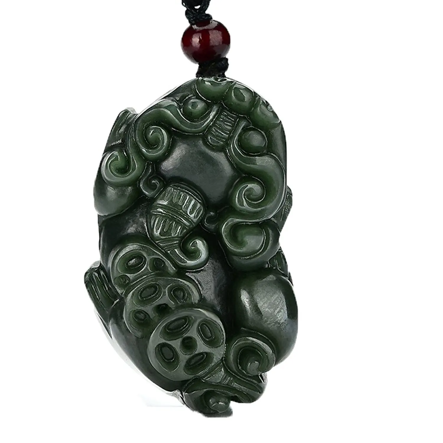 2020 изысканные ювелирные изделия чистый натуральный зеленый нефрит ручной резной