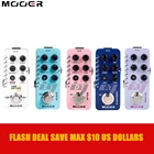 MOOER R7 педаль эффектов реверберации педаль тона захвата GTR педаль, E7 Синт педаль эффектов, A7 реверберации педаль Infinite Sustain,D7 задержка педаль Looper