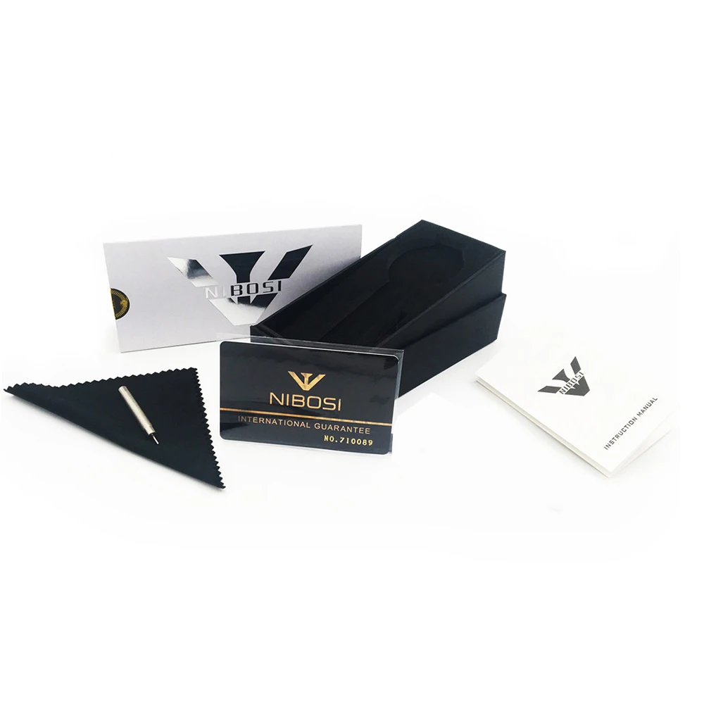 NIBOSI оригинальные высококачественные маленькие черные коробки для