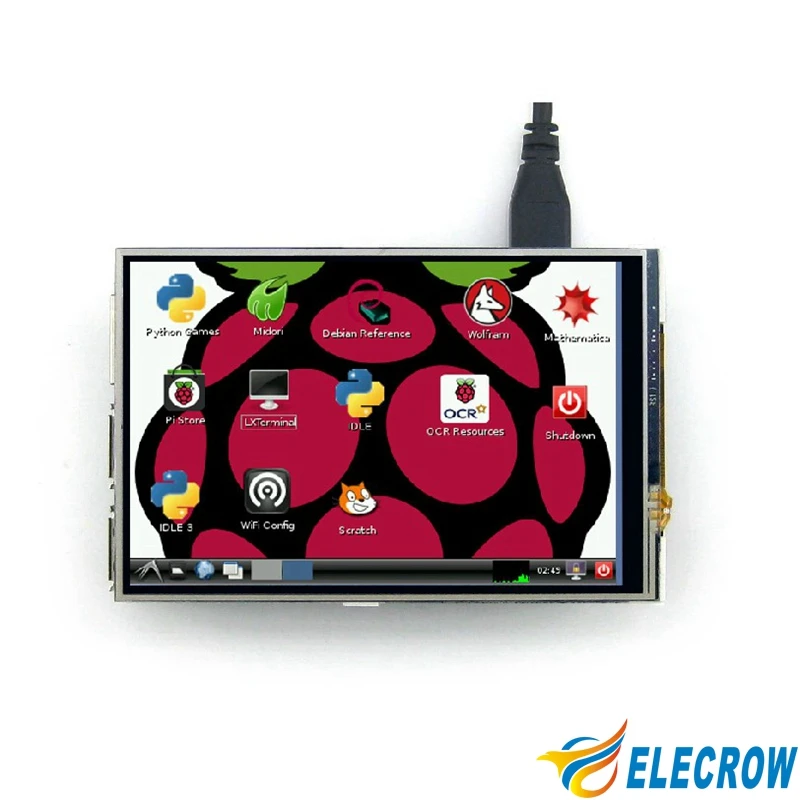 4-дюймовый дисплей Raspberry Pi с сенсорным экраном ЖК-дисплей TFT HD 480X320 Интерфейсный