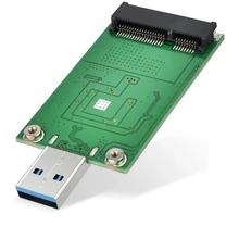 MSATA Adapter, MSATA to USB 3.0 Adapter, USB MSATA SSD Reader, SATA Converter Portable Flash Drive External Hard Drive