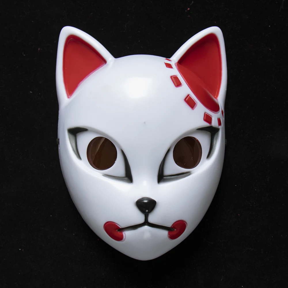 

Demon Slayer Tanjirou Mask Sabito Mascarilla Anime Masks Makomo Cosplay Masques Halloween Costume Mascaras LED