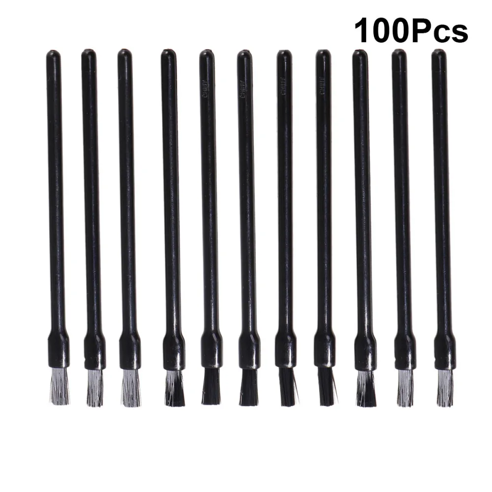 

100pcs Lip Brush Disposable Lipstick Gloss Wands Applicator Nylon Hair Makeup Tool