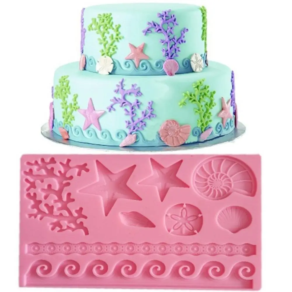 Инструменты для украшения тортов сделай сам морское существо ракушка морская