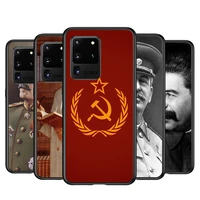 russian commander stalin for samsung galaxy f12 f62 f41 f22 f32 f42 f52 note 20 10 pro plus lite 9 8 ultra black phone case