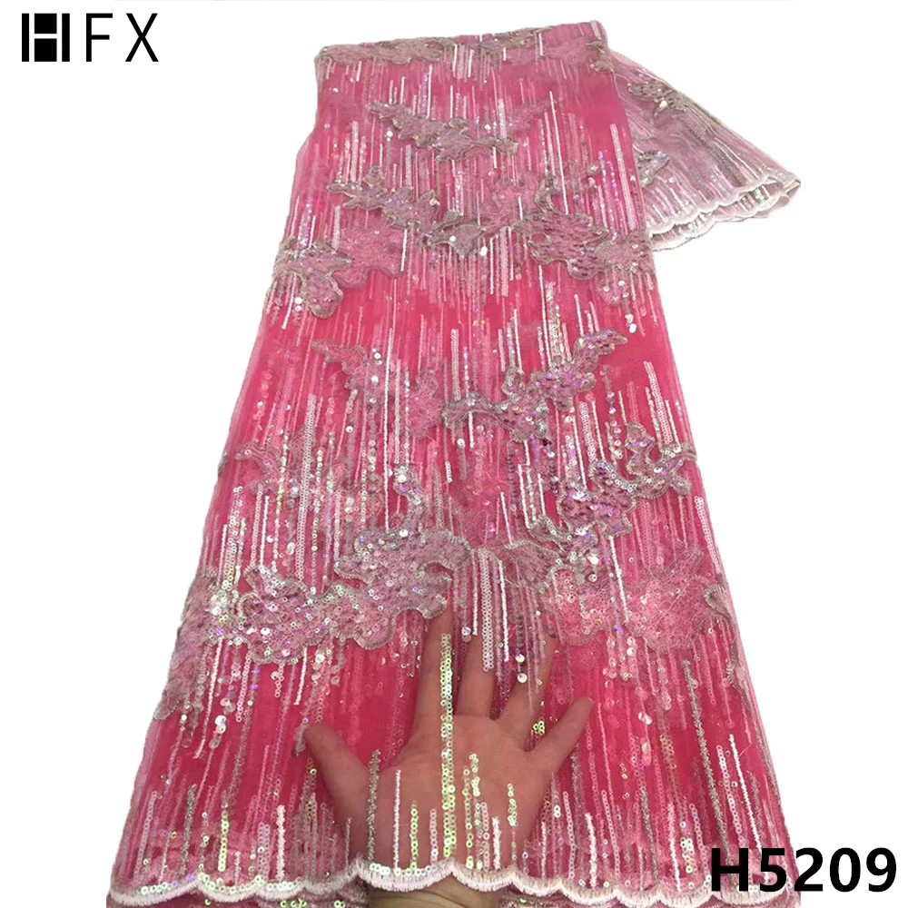 HFX новейшая Тюлевая кружевная ткань французское Сетчатое кружево африканская с