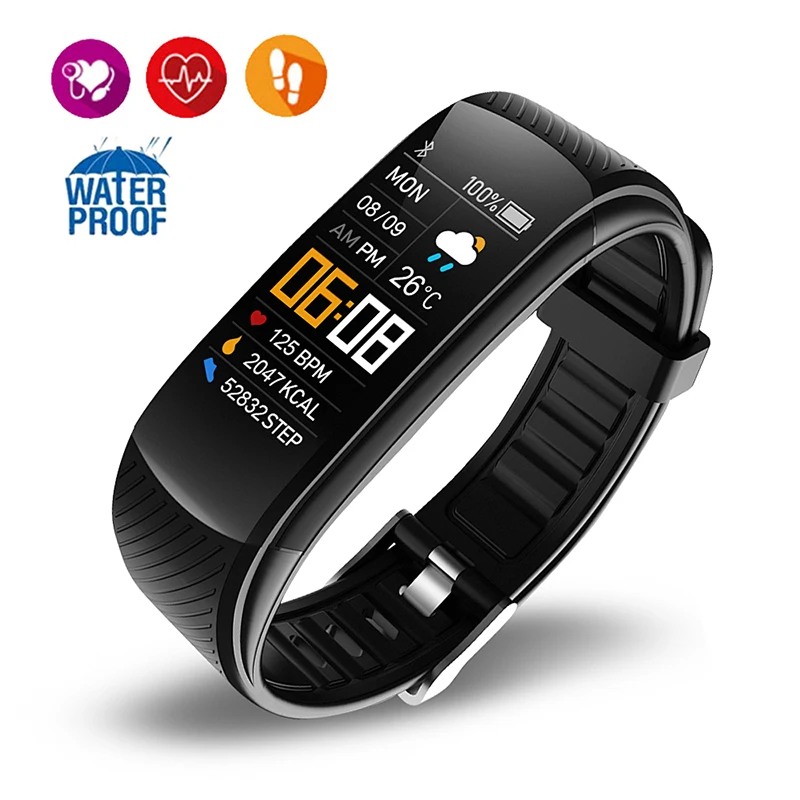 

Smart Band Blood Pressure Bracelet Sleep Tracker Sport Watch Men Women Kids for Android Huawei Xiaomi Sumsung Iphone Smart Clock