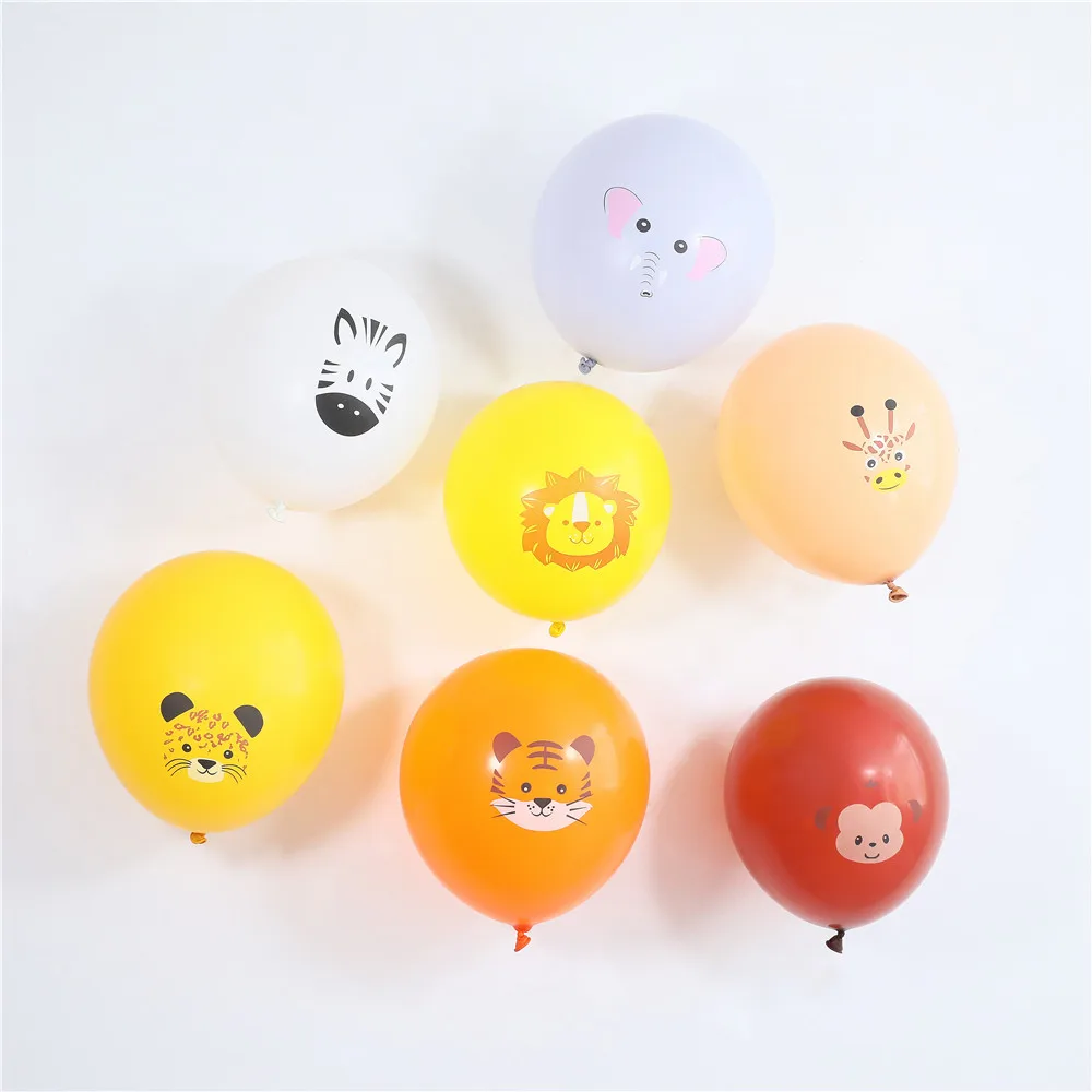 

Шары из латекса с мультяшным животным, 20 шт.