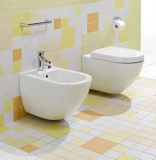 Крышка-сиденье Villeroy &amp Boch Subway 9M66 S101 с микролифтом петли хром | Обустройство дома