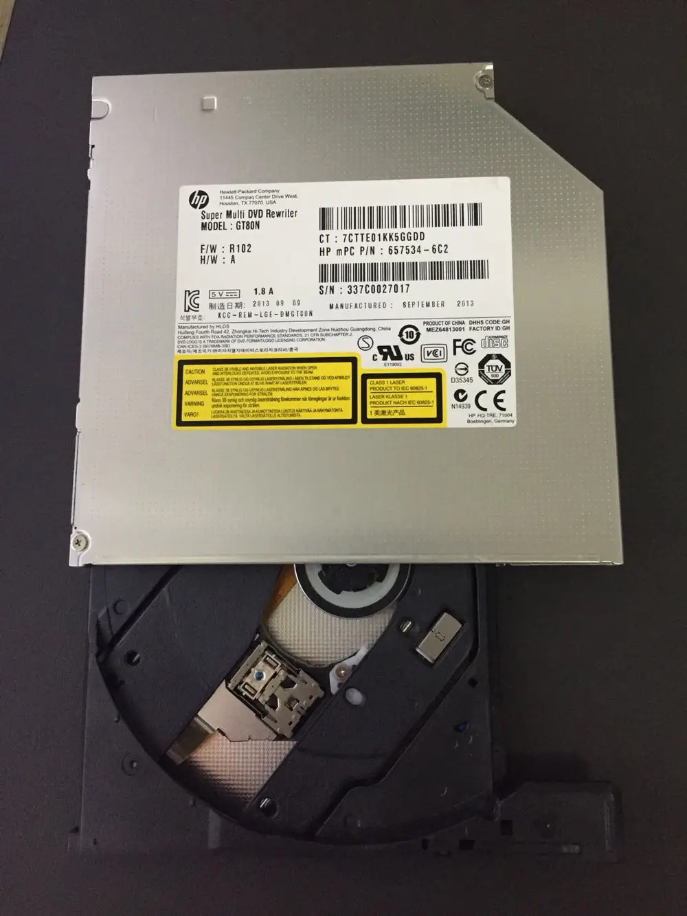 Новинка для HL GT60N GT50N GT30N GTBON двухслойный 8X DVD RW DL горелка 24X запись на 12 7 мм SATA лоток