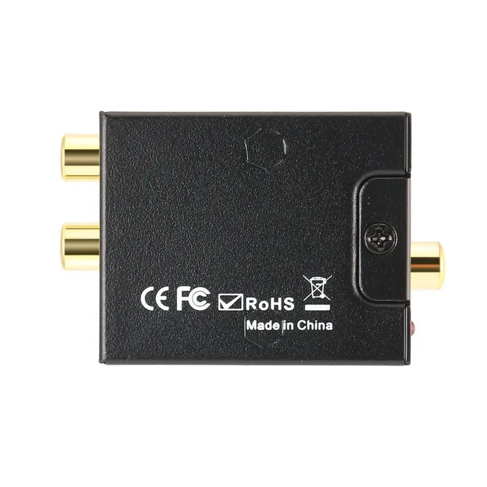 Цифровой оптический коаксиальный Toslink сигнал в аналоговый аудио конвертер