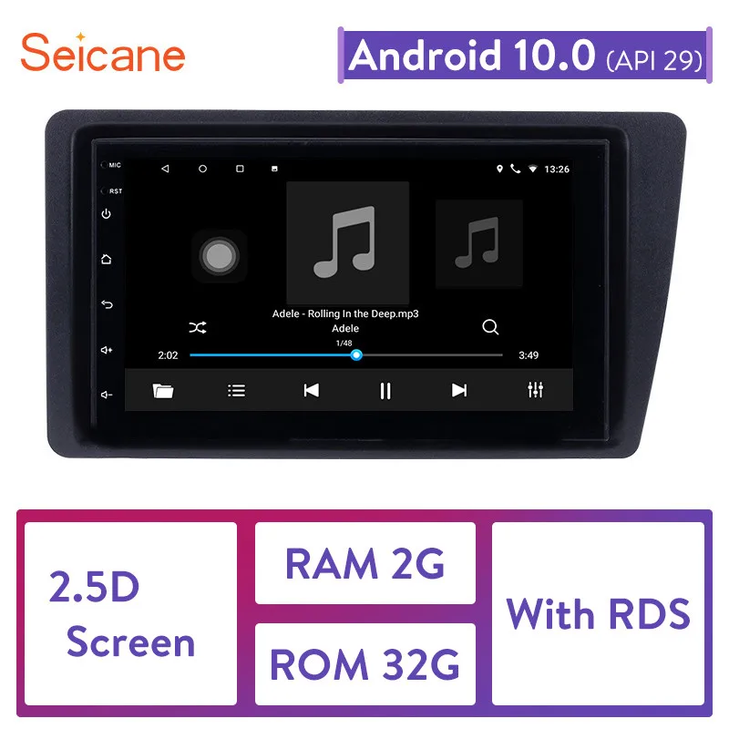 Seicane Android сенсорный экран 7 &quot2DIN GPS радио Автомобильный мультимедийный плеер для