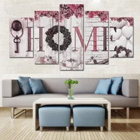5 pieces of splicing home poster printing picture abstract living room home decoration painting canvas wall art frameless mural