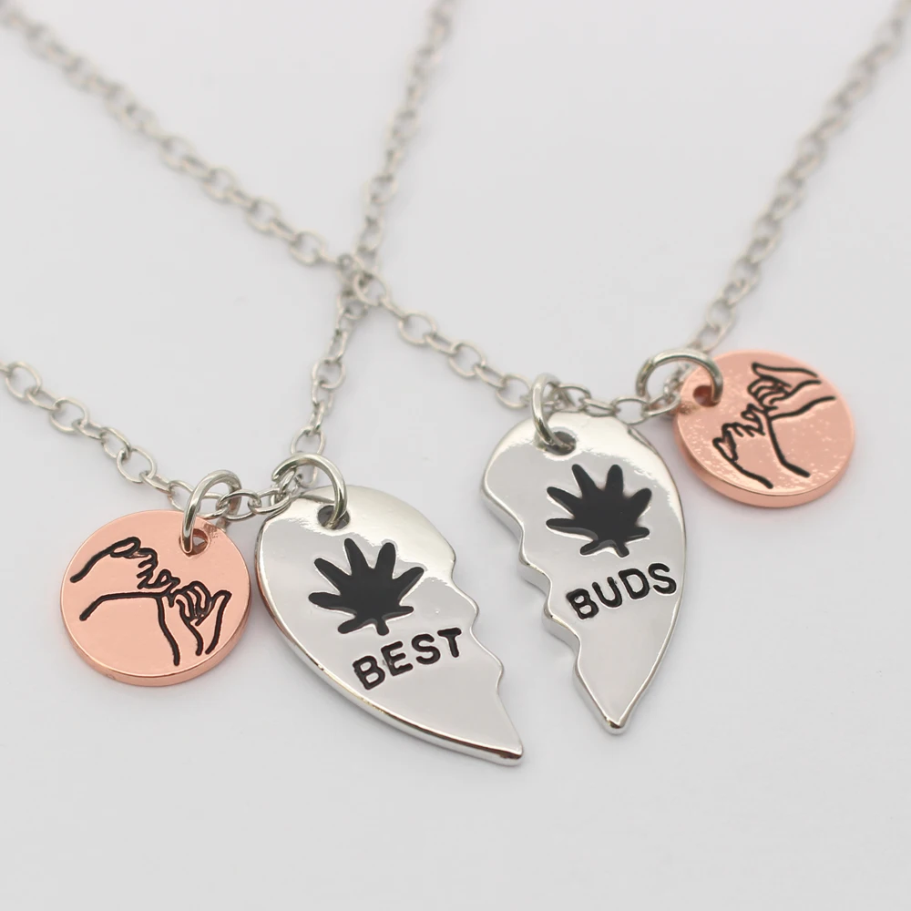 Подвеска в виде разбитого сердца Цепочки и ожерелья &quotлучшие друзья&quot ожерелье