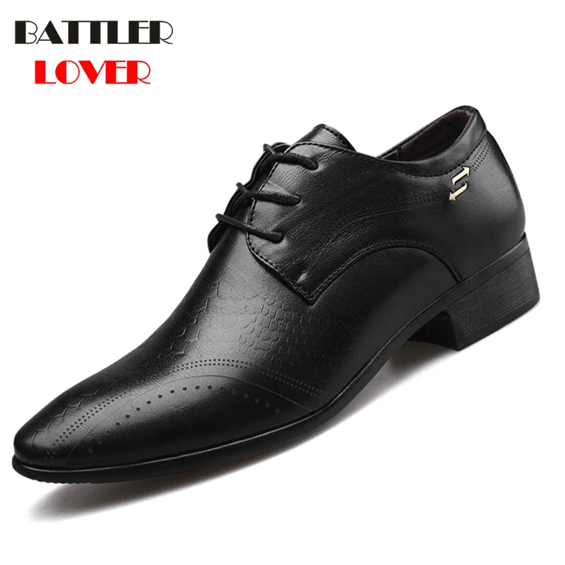 Брендовые роскошные кожаные мужские туфли-оксфорды официальные модельные туфли
