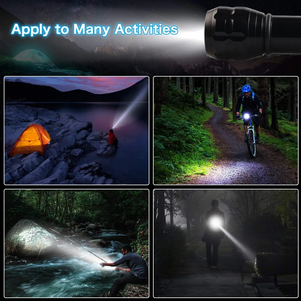 Фонарик из алюминиевого сплава для самообороны полицефонарь фонарик с плечевым