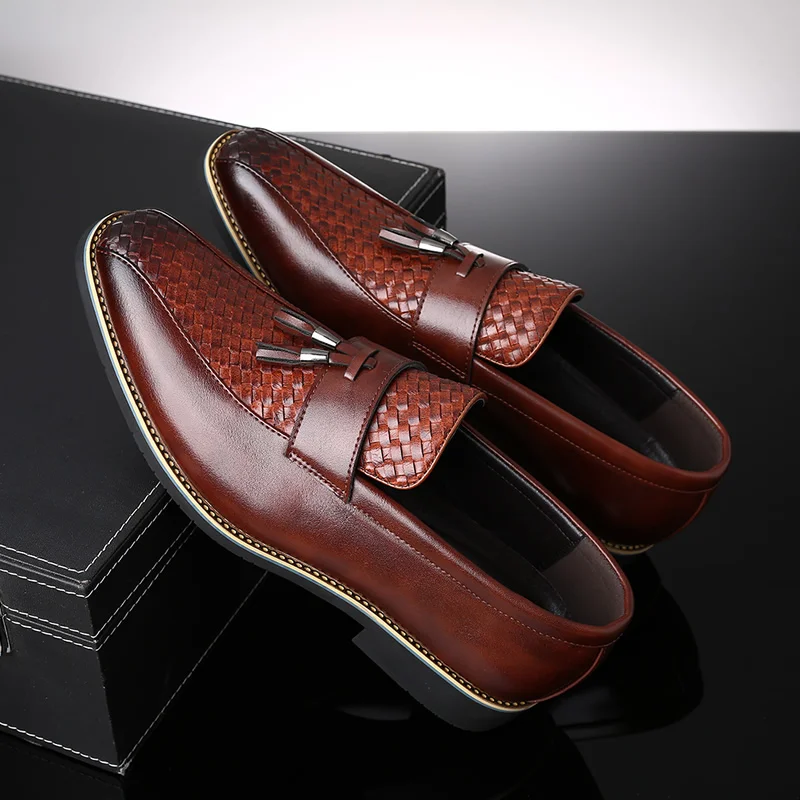 Men Dress Shoes Handmade Leisure Paty Leather Wedding Flats Oxfords Formal | Обувь