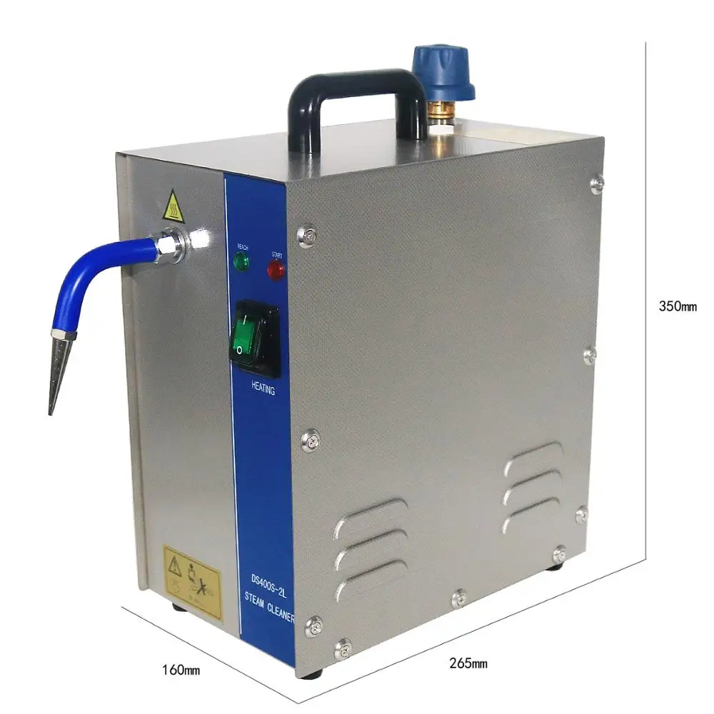 2L 1300W Нержавеющая сталь ювелирные изделия пароочиститель драгоценный камень