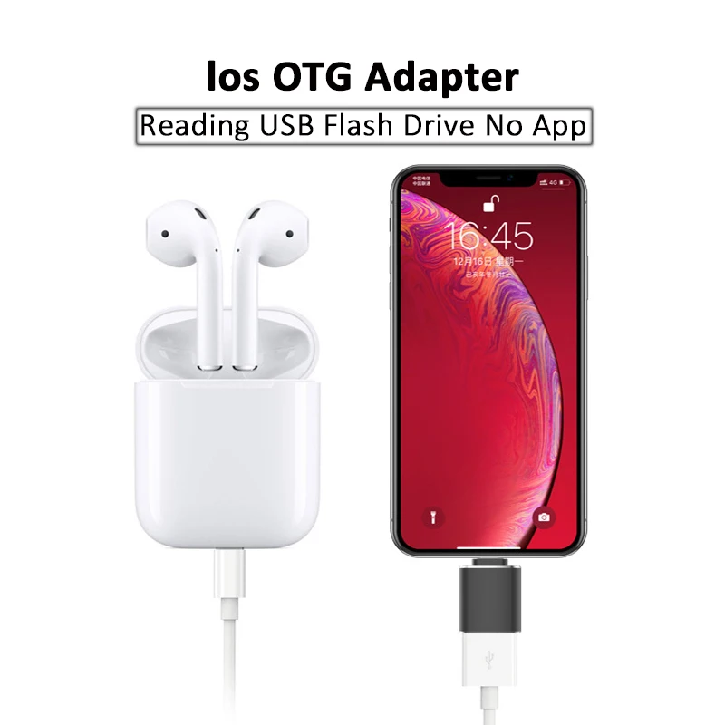 

Adapter USB3.0 OTG Disk Lighting Male to USB 3.0 Adapter for iOS 13 above For iPhone 13 12 11 Pro XS Max XR X 8 Plus 7 6s iPad U