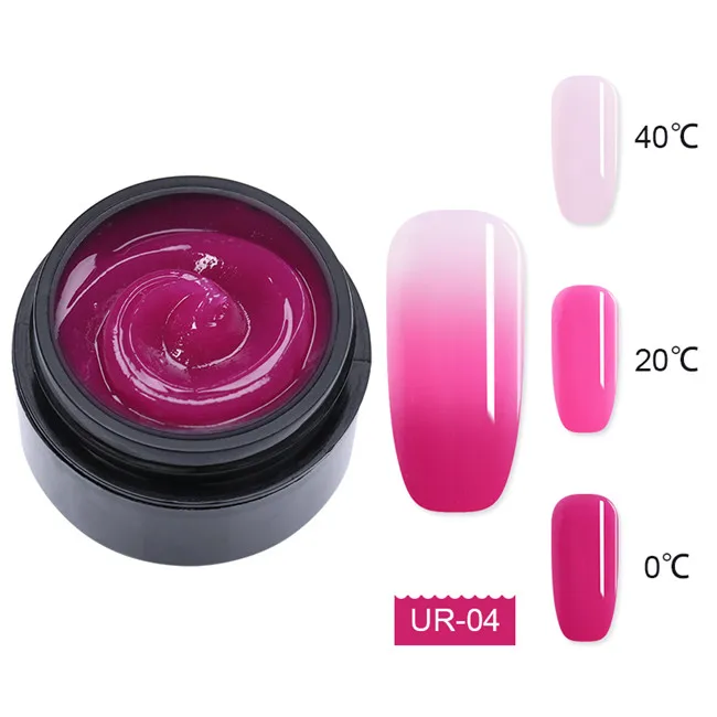 15ml Thermal 4 Ur Sugar Poly быстрое удлинение Гель-лак для ногтей розовый, белый, прозрачный впитывающийся УФ-гель для наращивания ногтей - Цвет: 15ml Thermal 4