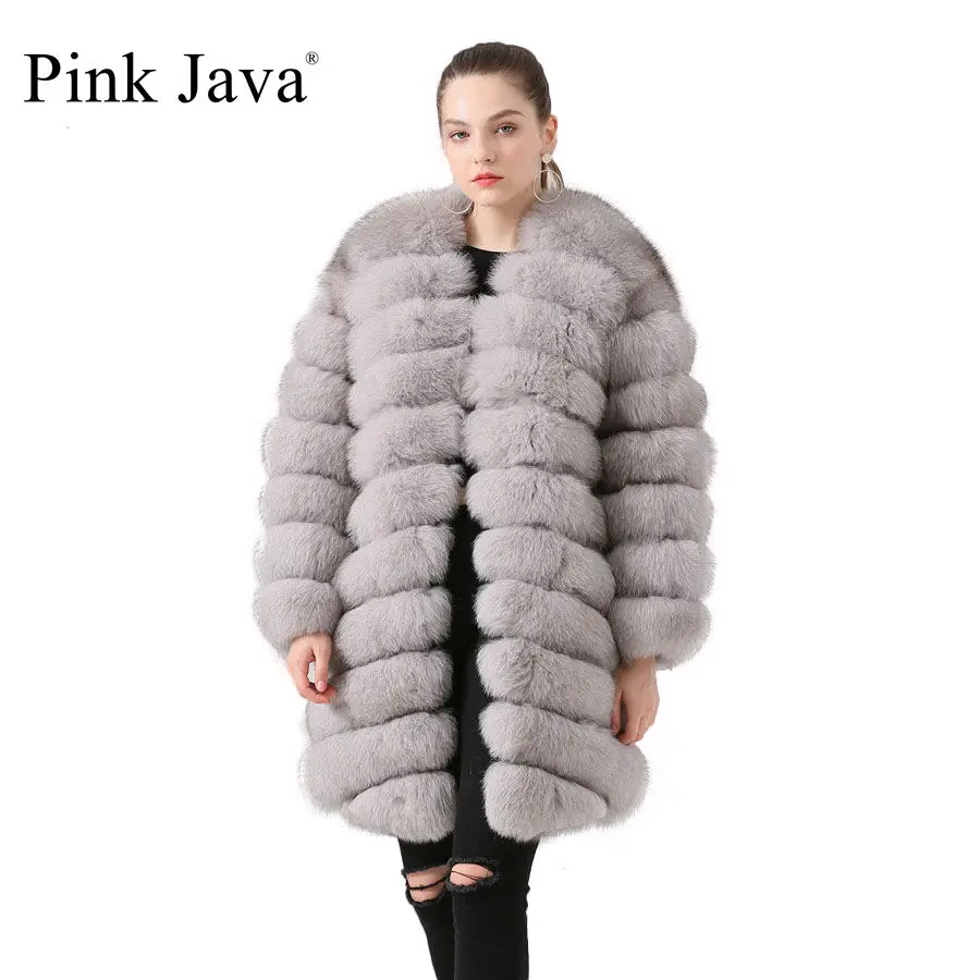 Розовый java QC19071 Новое поступление горячая Распродажа шуба из натурального