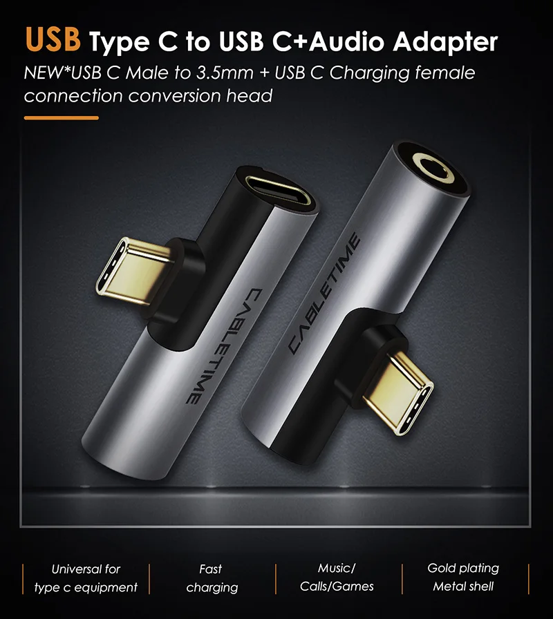 Кабель USB Type C для аудио 3 5 мм адаптер наушников аналоговый сигнал Xiao mi Huawei OTG