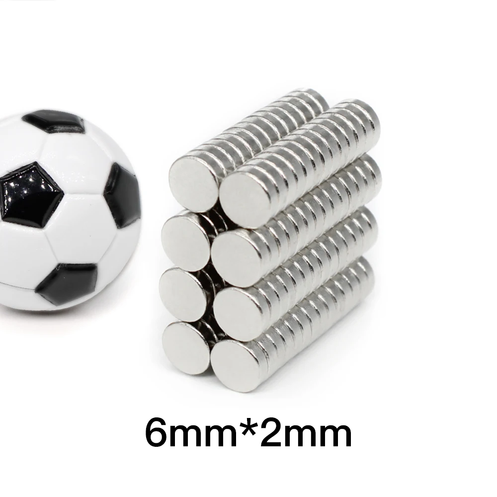 50/100/200/300/500/1000 шт. 6x2 мини круглые магниты сильные 6 мм x 2 N35 Круглый постоянный