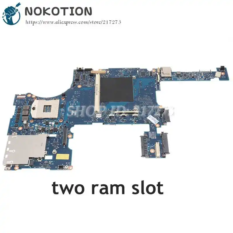 

NOKOTION For HP 8760W 8760P Laptop Motherboard 652509-001 652508-001 MAIN BOARD QM67 DDR3 with graphics slot